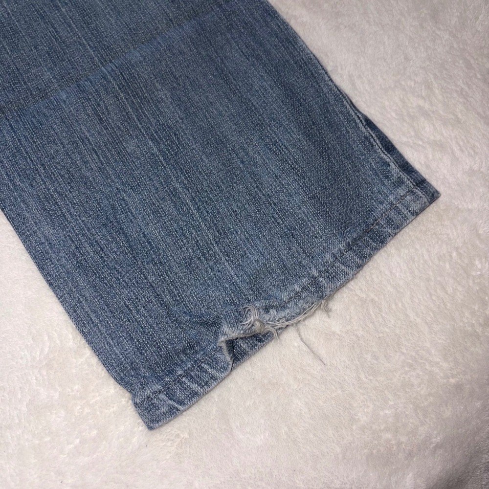 7 FOR ALL MANKIND Jeans Mens 30 Blue Bootcut Distressed USA T520061U-G-061U 29in - Picture 10 of 15